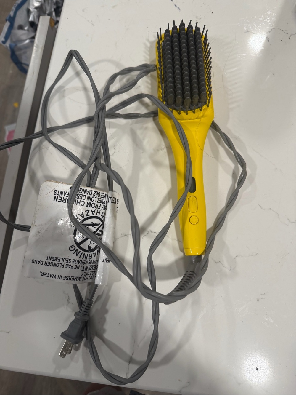 DRY BRUSH paddle brush hair dryer